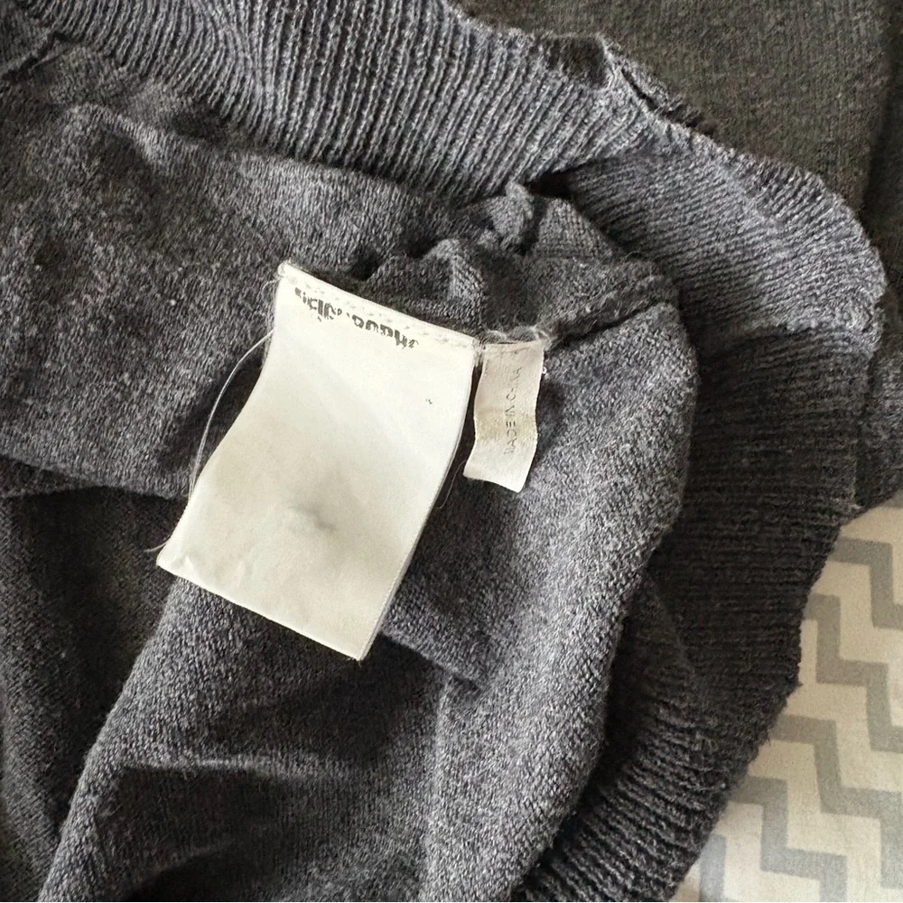 NEIGHBORHOOD Japan sz M Gray Light Weight Cardigan Vneck Long Sleeve - Picture 8 of 13